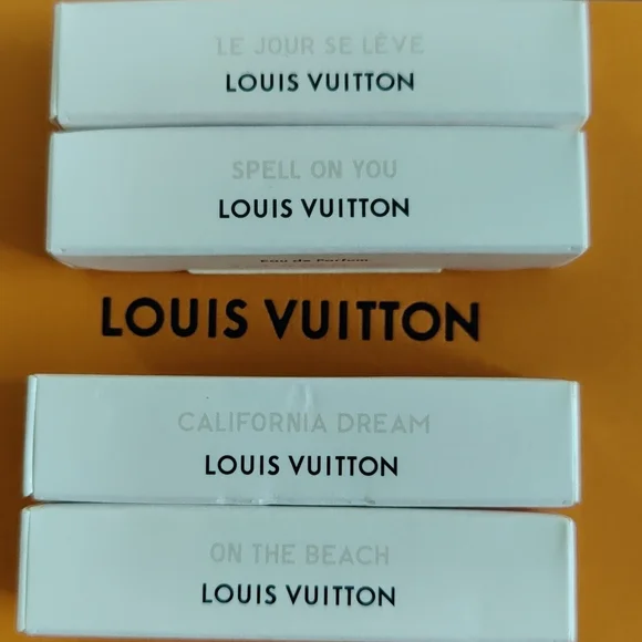 Louis Vuitton Parfume Frangrance Travel Set Samples 4 pcs New - Picture 2 of 2
